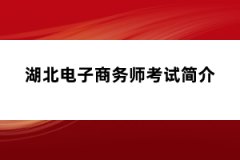 湖北电子商务师考试简介
